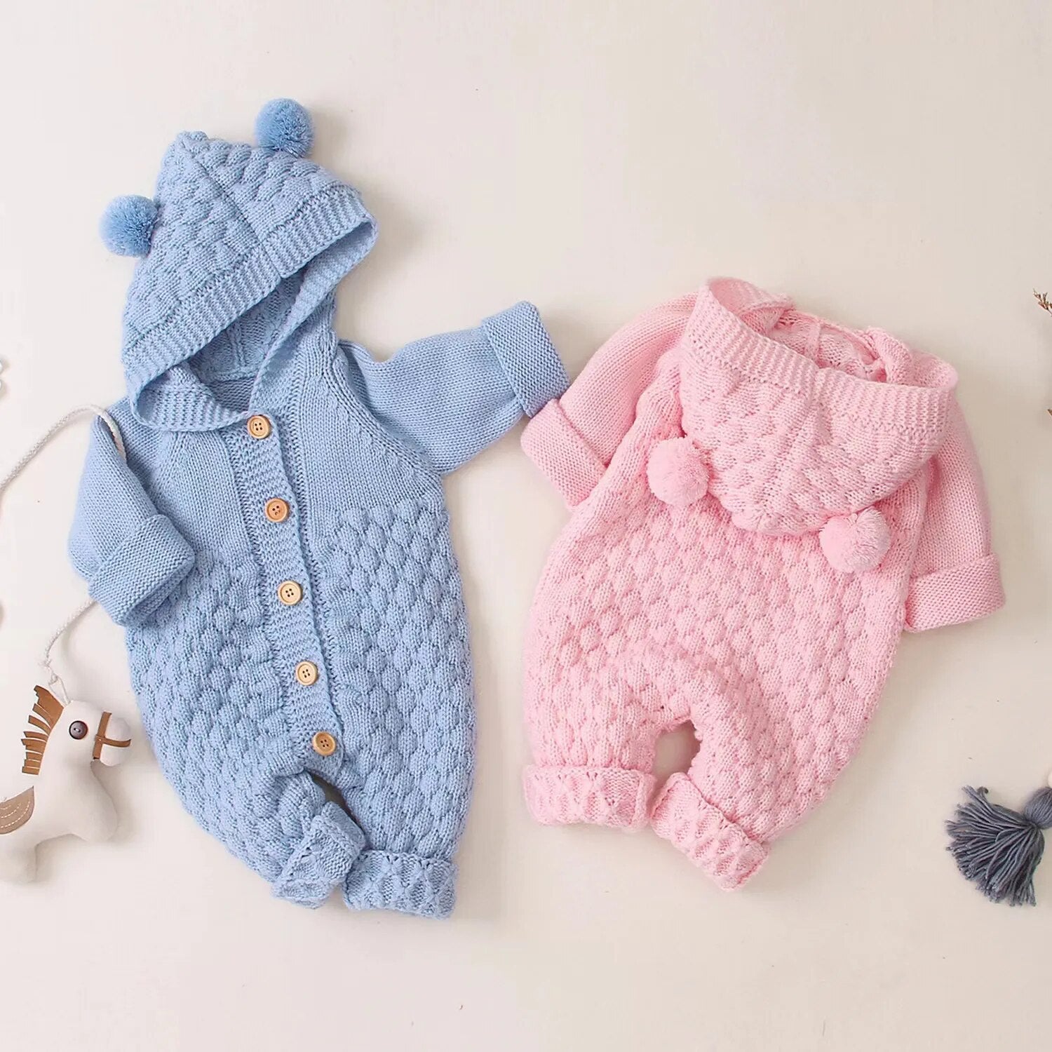 Barboteuse à capuche | Pretty Bear™ - Bébé Diana