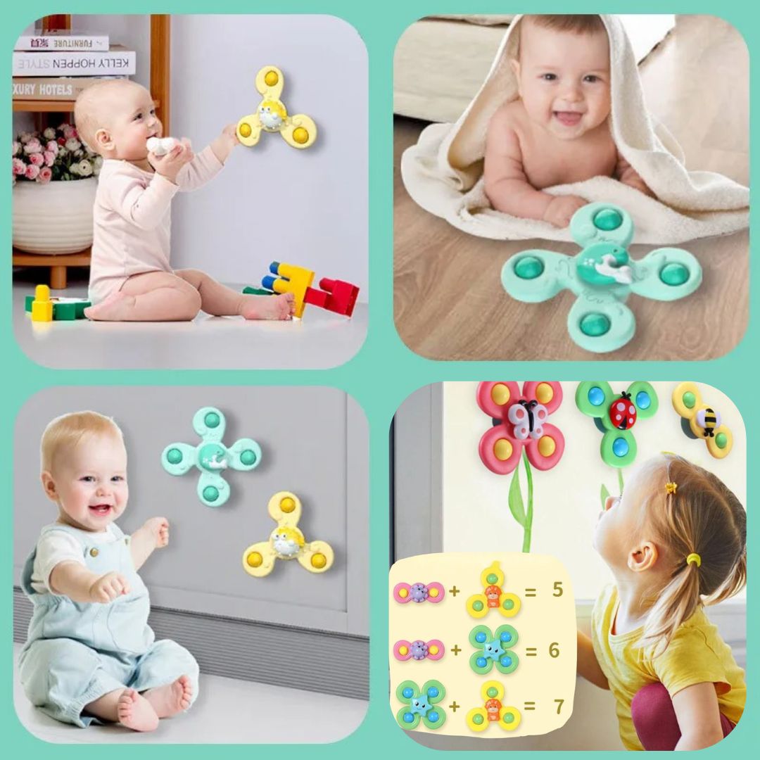 HandSpinners Toys™ | SPINNERS BÉBÉ VENTOUSE - Bébé Diana