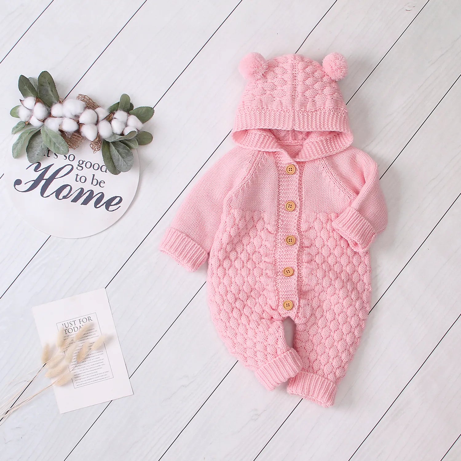 Barboteuse à capuche | Pretty Bear™ - Bébé Diana