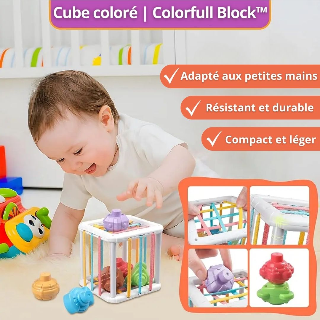 Cube coloré | Full Color Block™ - Bébé Diana